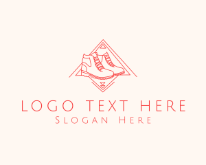 Boots - Mountain Hiking Boots logo design