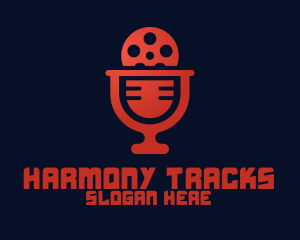 Soundtrack - Microphone Film Video Podcast logo design