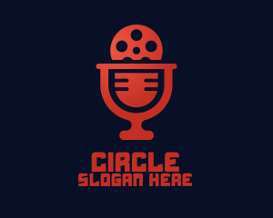 Production - Microphone Film Video Podcast logo design
