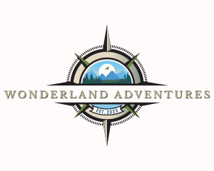 Compass Mountain Adventure logo design