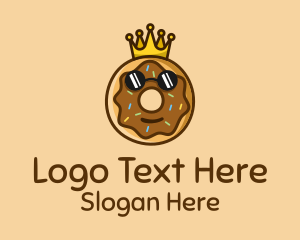 King - Cool Donut King logo design