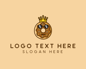 Mascot - Cool Donut King logo design