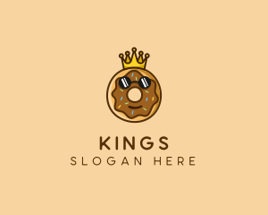 Cool Donut King logo design