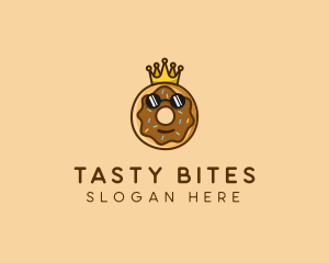 Flavor - Cool Donut King logo design
