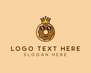 Flavor - Cool Donut King logo design
