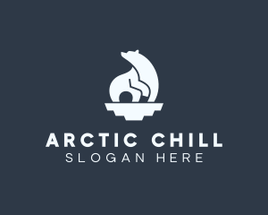 Iceberg - Iceberg Polar Bear logo design