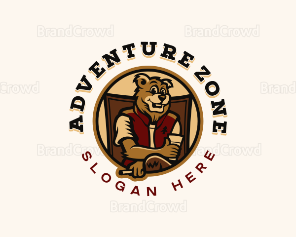 Bear Outdoor Camper Logo