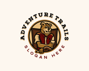 Bear Outdoor Camper logo design