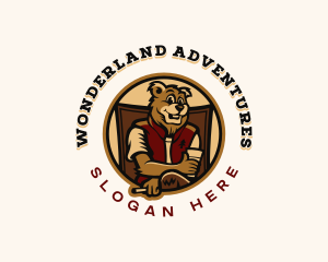 Bear Outdoor Camper logo design