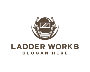 Welding Mask Blowtorch logo design