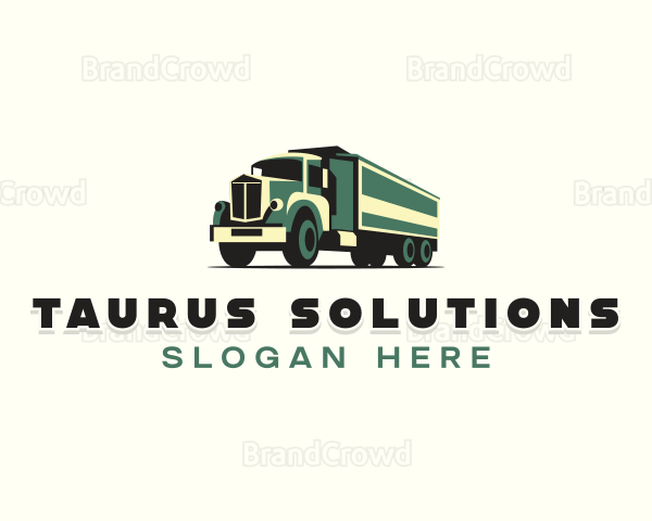 Haulage Transport Truck Logo