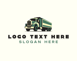 Commercial Vehicle - Haulage Transport Truck logo design