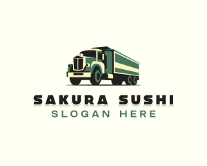 Haulage Transport Truck Logo