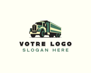 Haulage Transport Truck Logo