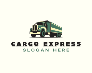 Haulage Transport Truck logo design