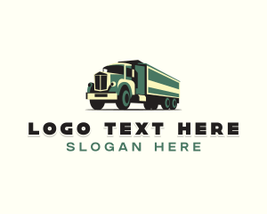 Shipment - Haulage Transport Truck logo design