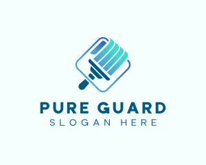 Squeegee Wiper Sanitation logo design