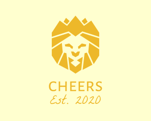 Lioness - Golden Wild Lion logo design