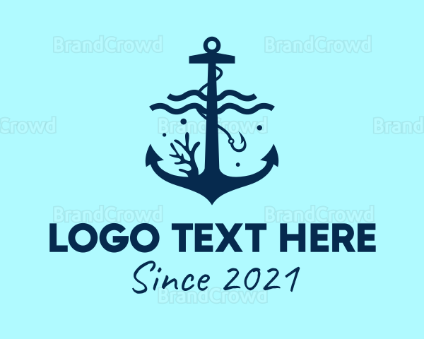 Blue Sea Anchor Logo