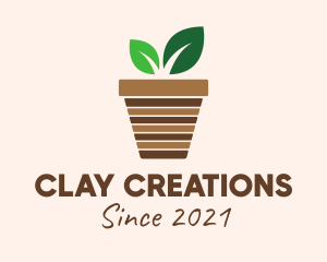 House Plant Pot  logo design