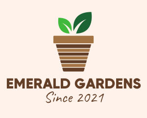 House Plant Pot  logo design