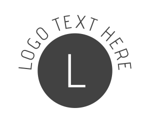 Circle - Curved Circle Text logo design