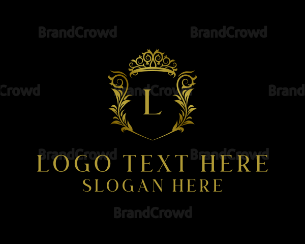 Golden Regal Crown Logo