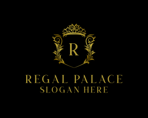 Regal - Golden Regal Crown logo design