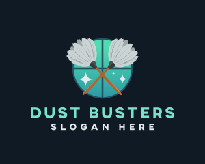 Duster - Feather Duster Cleaning logo design