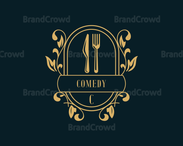 Restaurant Kitchen Gourmet Logo