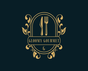 Restaurant Kitchen Gourmet logo design