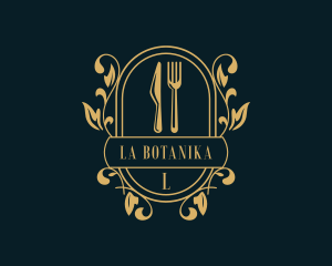 Restaurant Kitchen Gourmet logo design