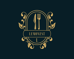 Restaurant Kitchen Gourmet logo design