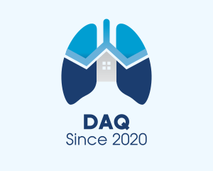 Blue - Blue Respiratory Lungs Clinic logo design