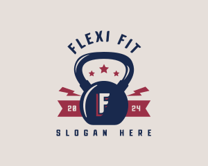 Kettlebell Fitness Gym logo design