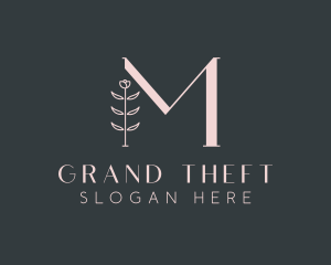 Fragrance - Floral Boutique Letter M logo design