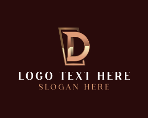 Luxury Letter D Business logo design