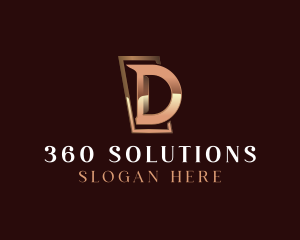 Luxury Letter D Business logo design