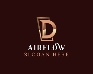 Luxury Letter D Business logo design