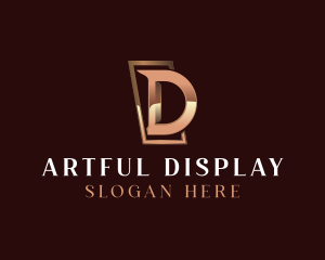 Luxury Business Letter D logo design