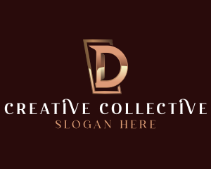 Luxury Business Letter D logo design