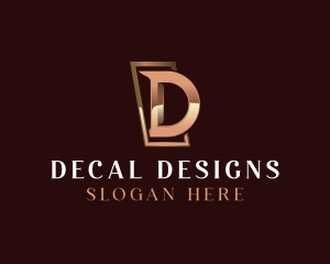 Luxury Business Letter D logo design