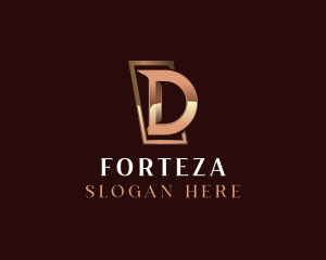 Luxury Letter D Business logo design