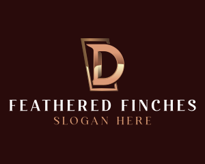 Luxury Letter D Business logo design