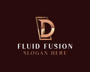 Luxury Business Letter D logo design