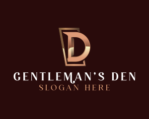 Luxury Business Letter D logo design