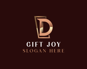 Luxury Business Letter D logo design