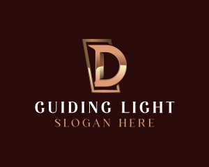 Luxury Business Letter D logo design