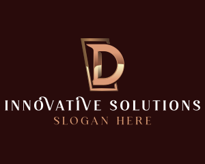 Luxury Letter D Business logo design