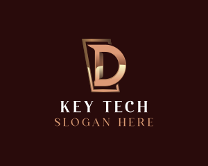 Luxury Letter D Business logo design